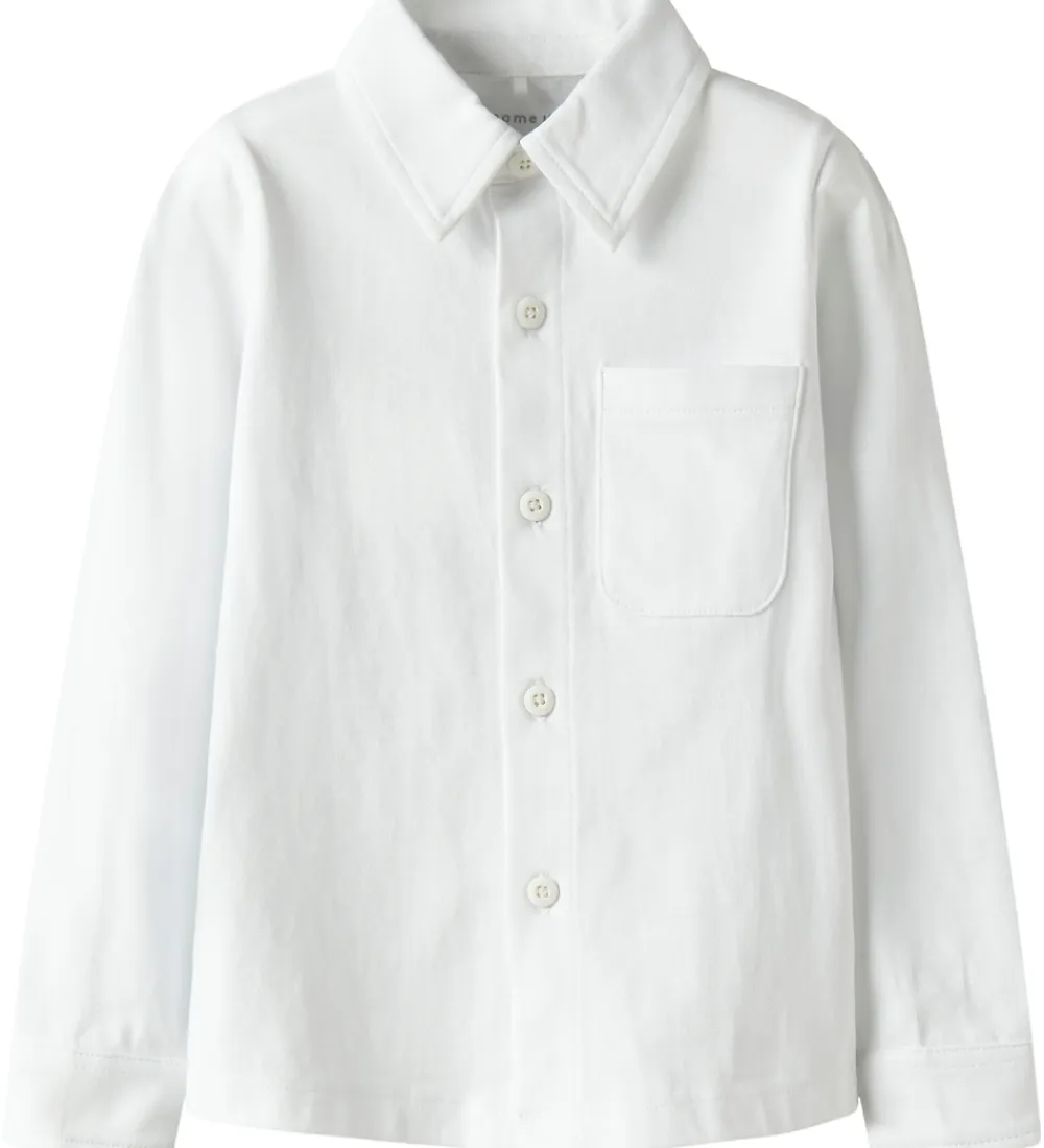 Skjorter-Name It Skjorte - NmmRonaldo - Bright White