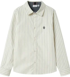 Skjorter-Name It Skjorte - Noos - NkmNewsa - Jet Stream Stripes/Navy Blaz