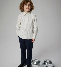 Skjorter-Name It Skjorte - Noos - NkmNewsa - Jet Stream Stripes/Navy Blaz