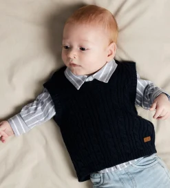 Juletøj|Bodyer-Name It Skjortebody l/æ - NbmRekid - Flint Stone/Thin Stripe - B