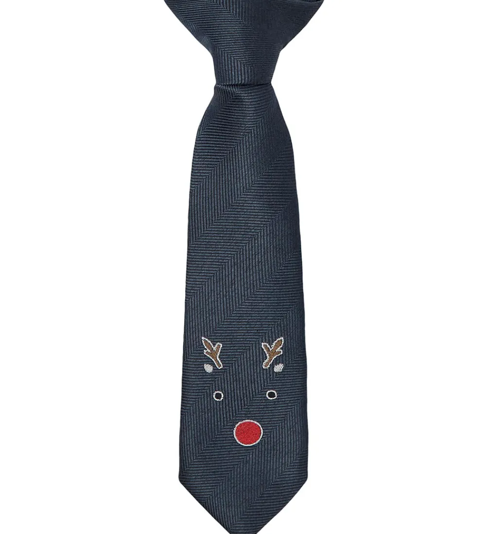 Slips Og Butterfly|Jakkesæt Og Blazers-Name It Slips - NmmOdeer - Dark Sapphire m. Rudolph