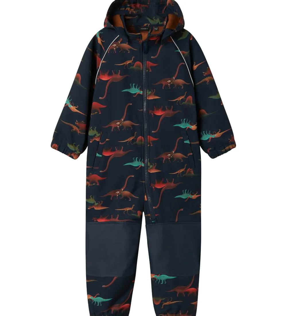 Softshell-Name It Softshelldragt m. Fleece - Noos - NmmAlfa08 - Dark Sapph