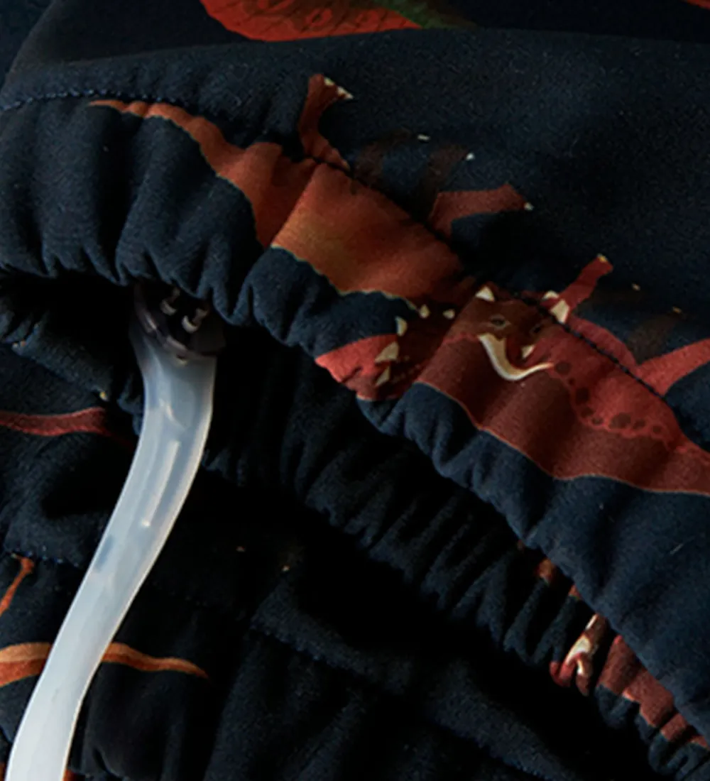 Softshell-Name It Softshelldragt m. Fleece - Noos - NmmAlfa08 - Dark Sapph