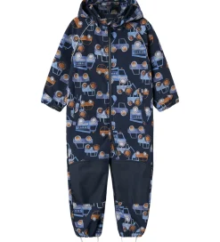 Softshell-Name It Softshelldragt m. Fleece - Noos - NmmAlfa08 - Dark Sapph
