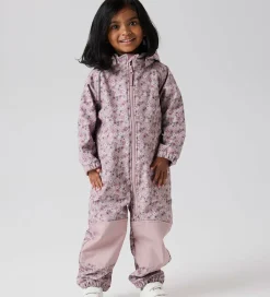Softshell-Name It Softshelldragt m. Fleece - Noos - NmfAlfa - Woodrose/Blo