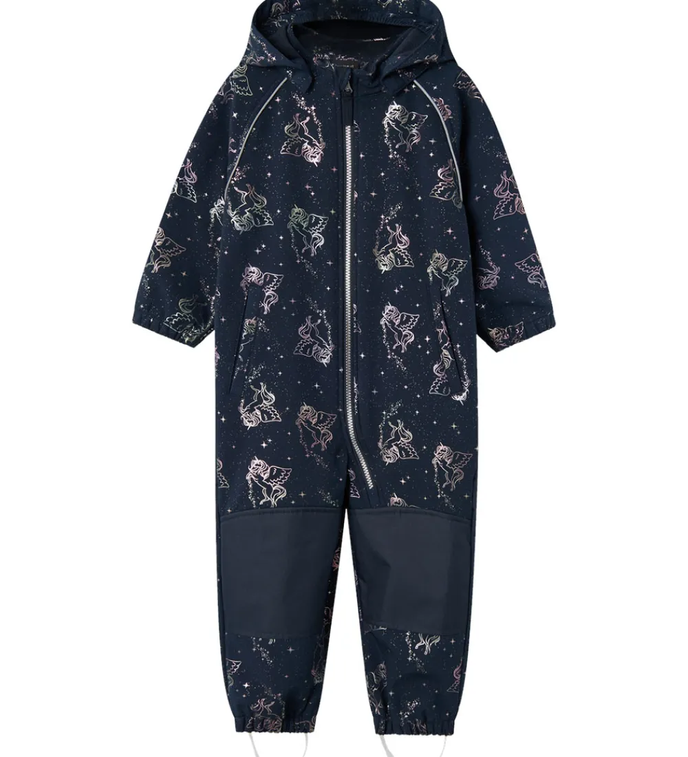 Name It Softshell*Softshelldragt m. Fleece - Noos - NmfAlfa08 - Dark Sapph