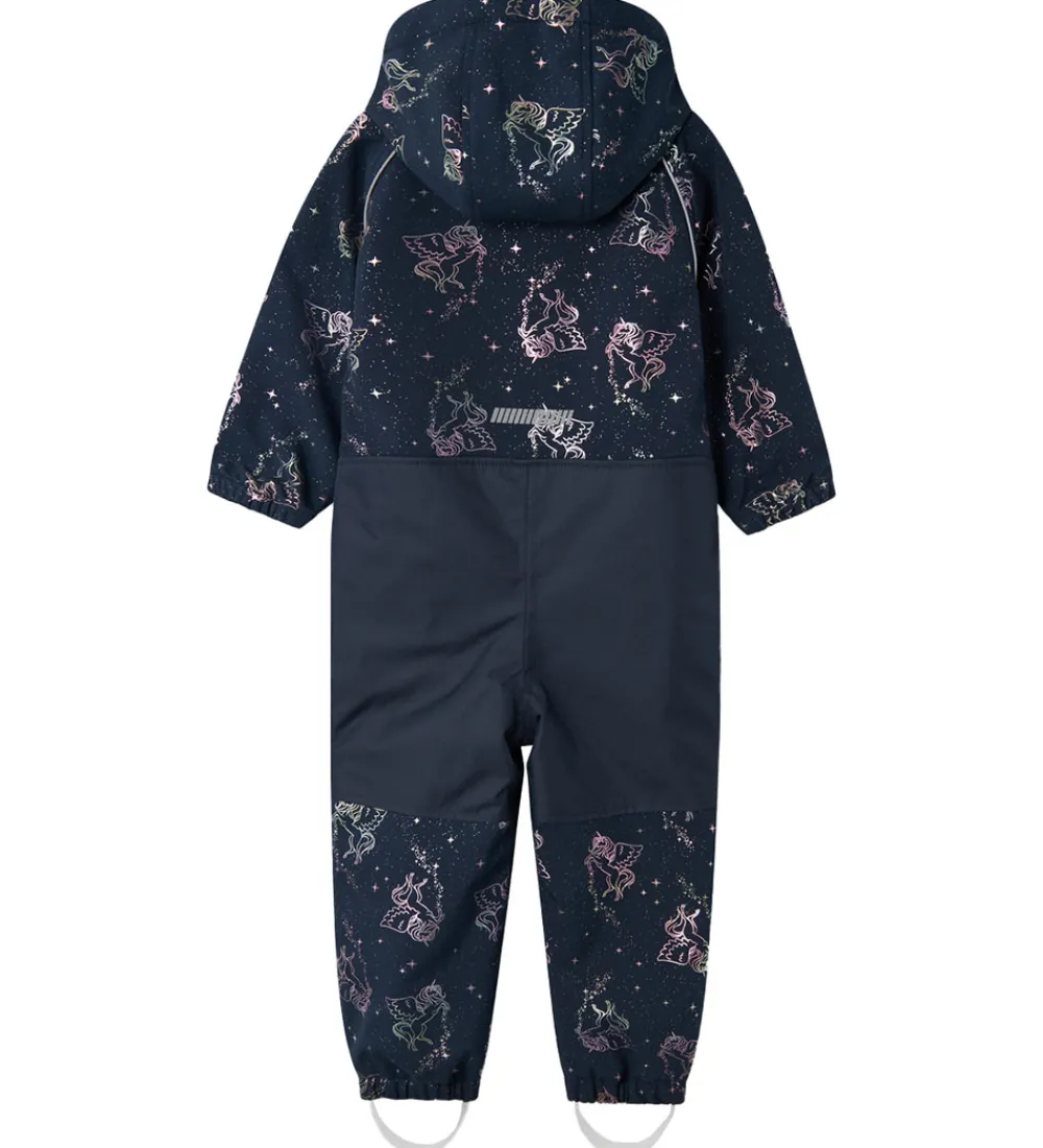 Name It Softshell*Softshelldragt m. Fleece - Noos - NmfAlfa08 - Dark Sapph