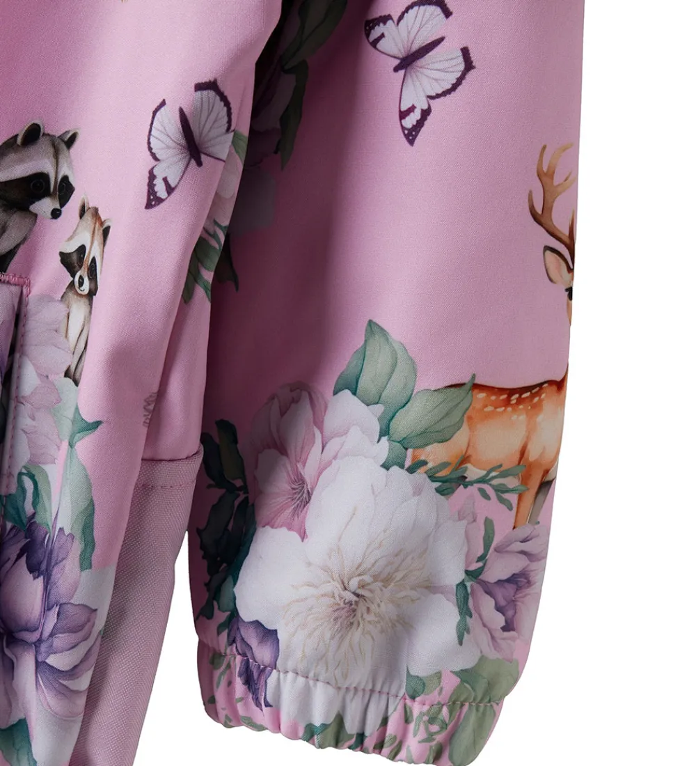 Softshell-Name It Softshelldragt m. Fleece - Noos - NmfAlfa08 - Pink Laven