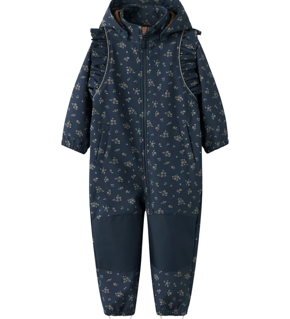 Softshell-Name It SoftShelldragt m. Fleece - NmfAlfa08 - Spellbound/Bougue