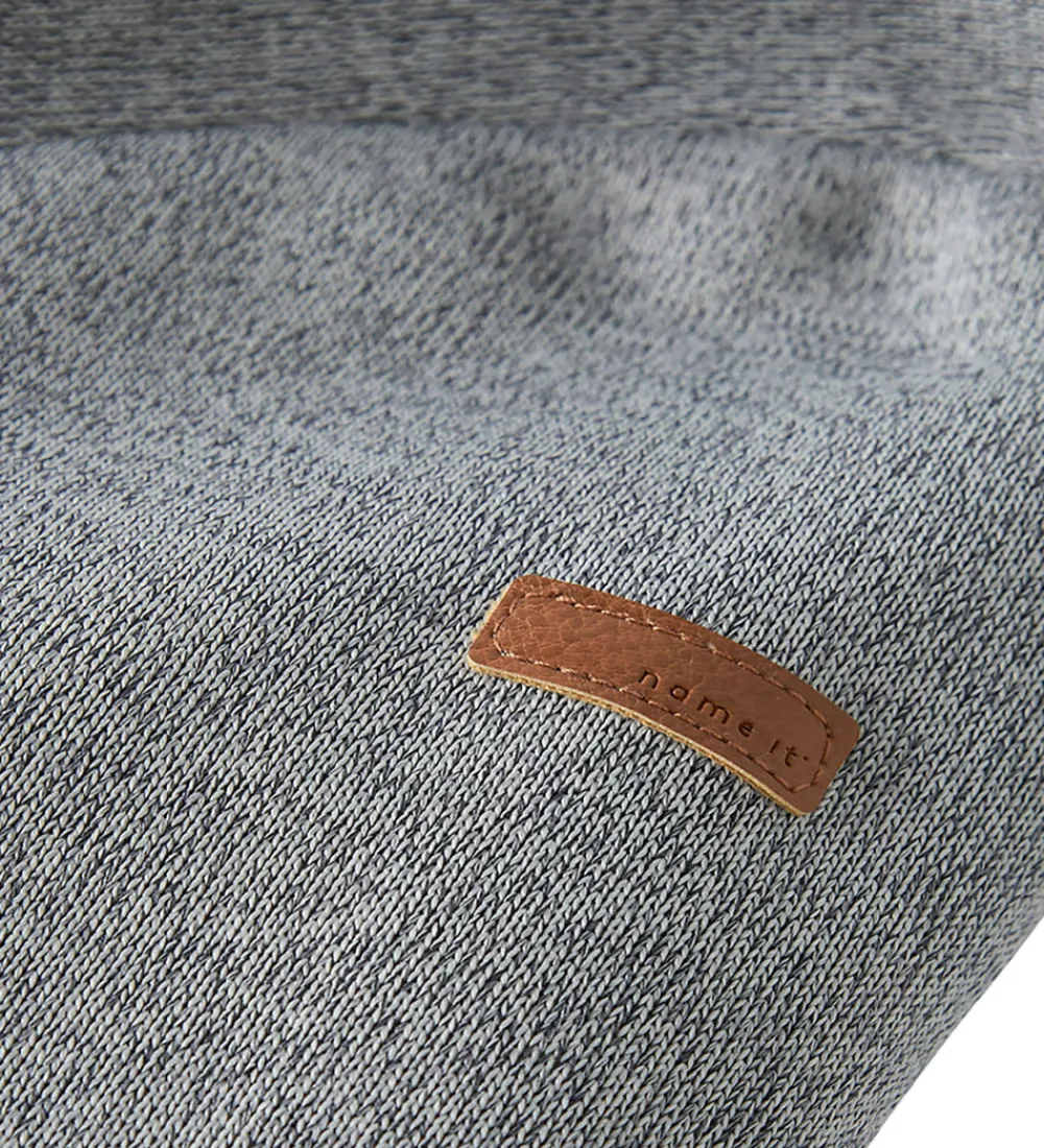 Name It Softshell*Softshelljakke m. Fleece - NbnMada08 - Grey Melange m. Ø