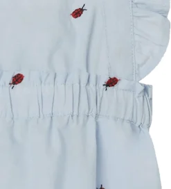 Name It Sommerdragter*Sommerdragt - NbfFerilla - Chambray Blue m. Mariehøner