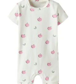Sommerdragter-Name It Sommerdragt - NbfVandora - Cloud Dancer/Apples