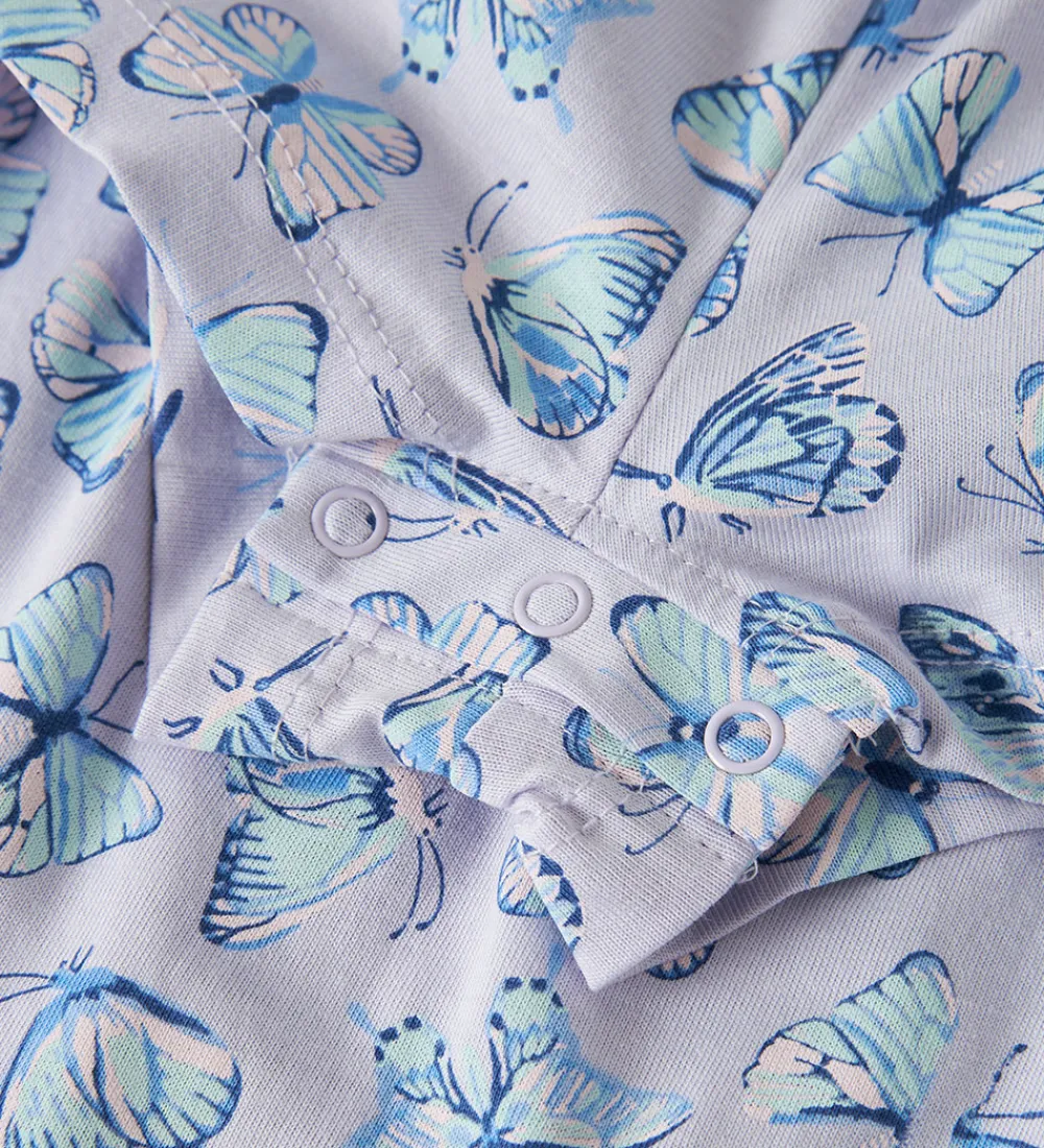 Sommerdragter-Name It Sommerdragt - NmfVigga - Purple Heather/Butterflies