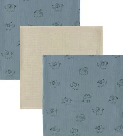 Name It Stofbleer|Pusletid*Stofbleer - 3-pak - Musselin - 70x70 cm - NbnOhappy - Tr