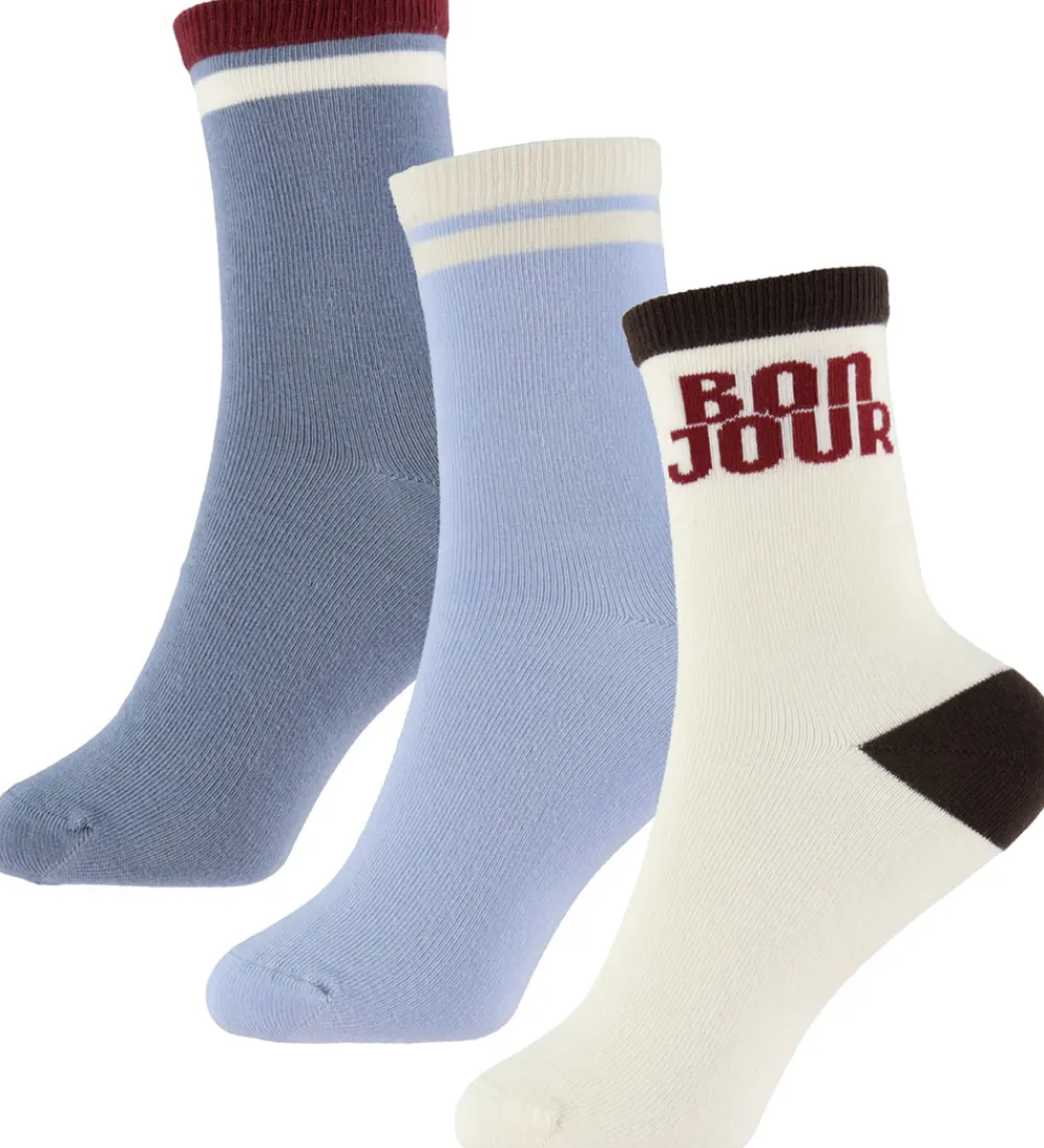 Strømper-Name It Strømper - 3-pak - NkmRuben - Kentucky Blue