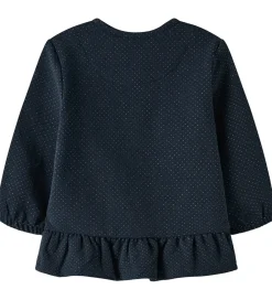 Cardigans-Name It Sweat Cardigan - NbfRulina - Navy Blazer