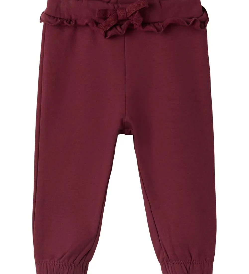 Name It Bukser Og Jeans*Sweatpants - NbfRowane - Burgundy