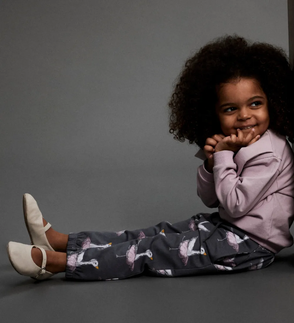 Bukser Og Jeans-Name It Sweatpants - NmfSwana - Lava Smoke
