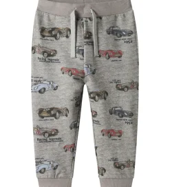 Bukser Og Jeans-Name It Sweatpants - NmmReiner - Grey Melange