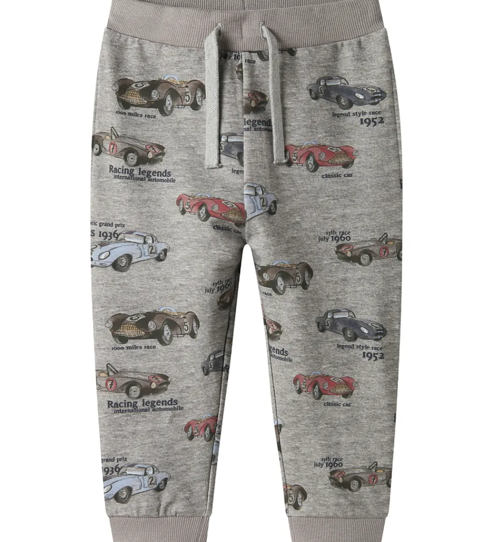 Bukser Og Jeans-Name It Sweatpants - NmmReiner - Grey Melange