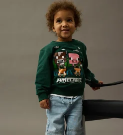 Sweatshirts-Name It Sweatshirt - Minecraft - NmmNell - Bistro Green