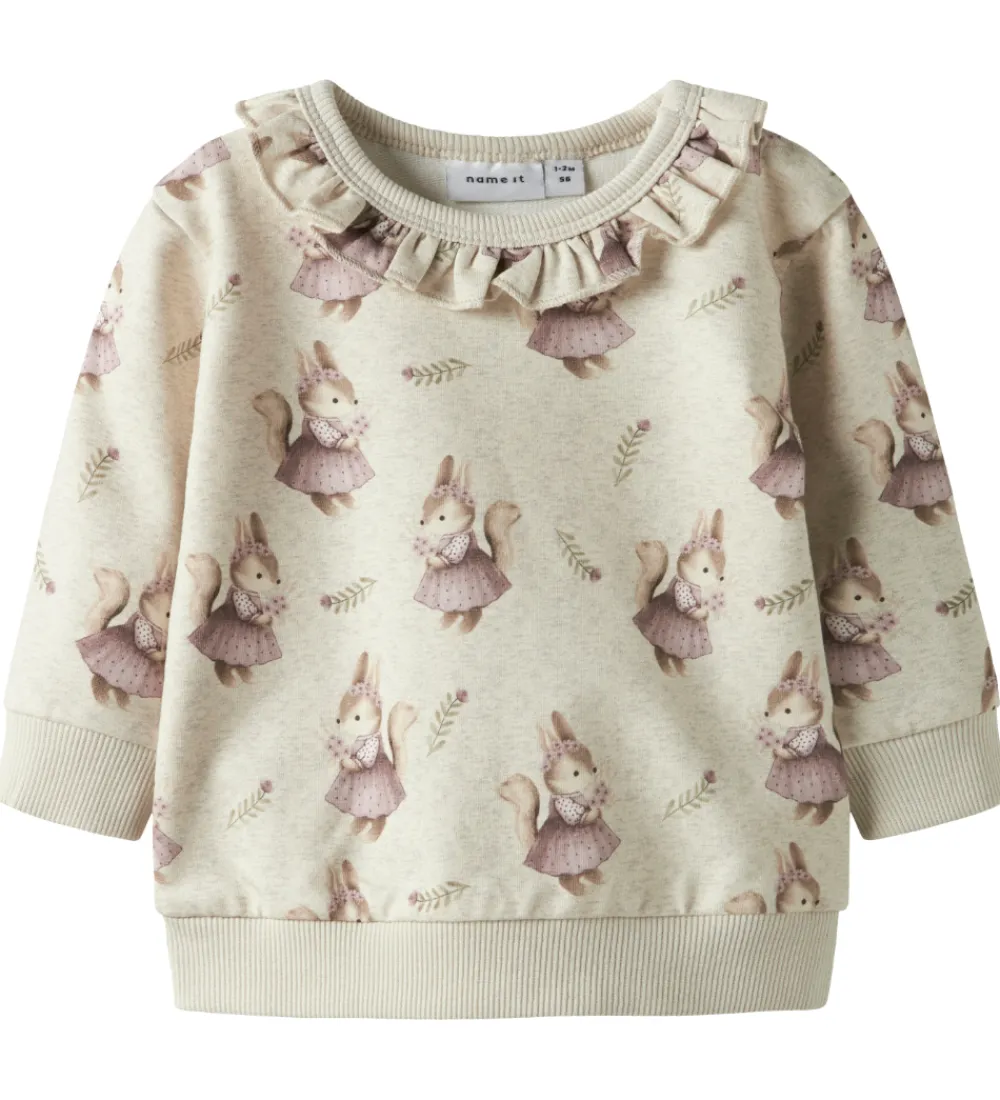 Name It Sweatshirts*Sweatshirt - NbfShelly - Peyote Melange