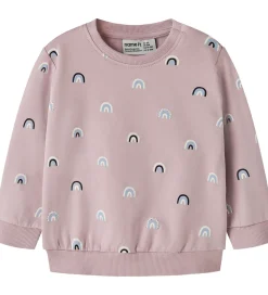 Name It Sweatshirts*Sweatshirt - NbfVimone - Keepsake Lilac/Rainbow