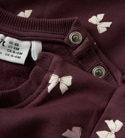 Name It Sweatshirts*Sweatshirt - NbfVimone - Burgundy/Bow