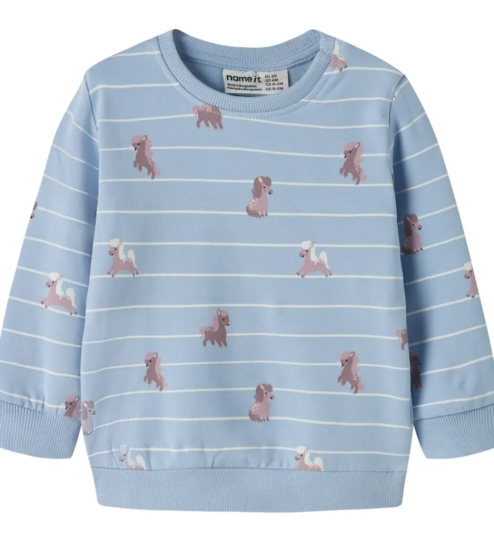 Name It Sweatshirts*Sweatshirt - NbfVimone - Windsurfer/Cute Pony