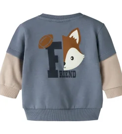 Bluser-Name It Sweatshirt - NbmSumo - Flint Stone