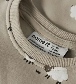 Sweatshirts-Name It Sweatshirt - NbmVimmer - Island Fossil/Sheep