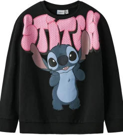Name It Sweatshirts*Sweatshirt - NkfOdimi - Stitch - Black