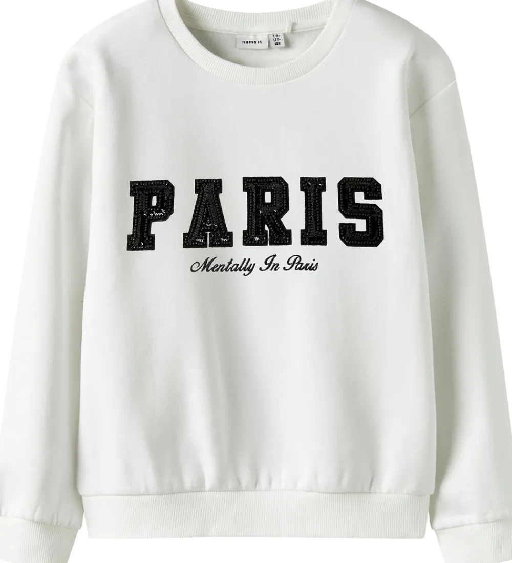 Name It Sweatshirts*Sweatshirt - NkfRetta - Bright White
