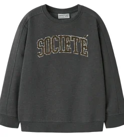 Sweatshirts-Name It Sweatshirt - NkmRobbie - Dark Grey Melange