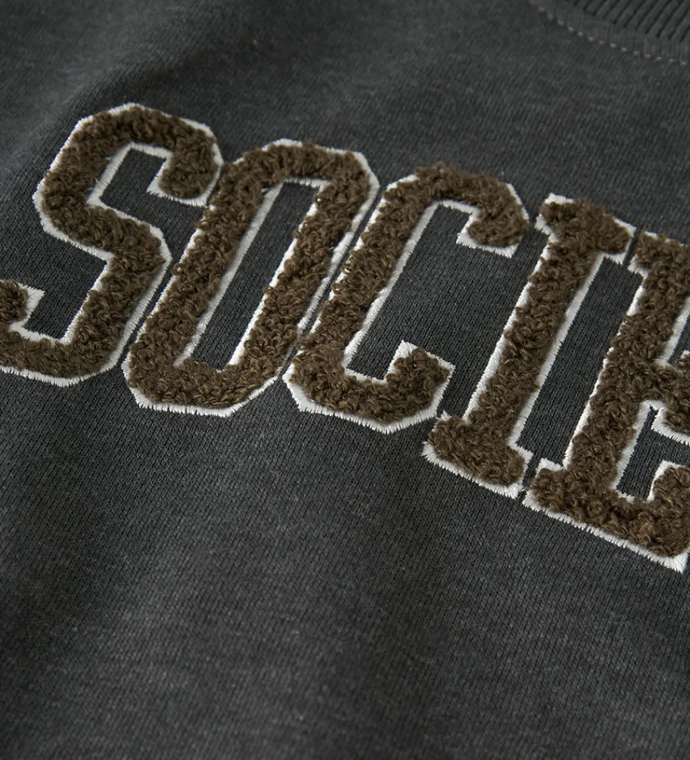 Sweatshirts-Name It Sweatshirt - NkmRobbie - Dark Grey Melange
