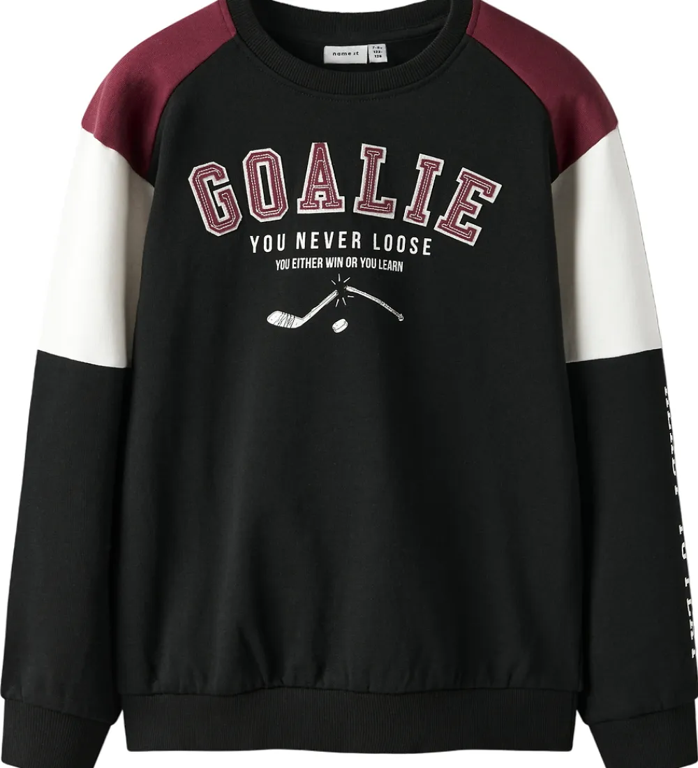 Sweatshirts-Name It Sweatshirt - NkmShawn - Black