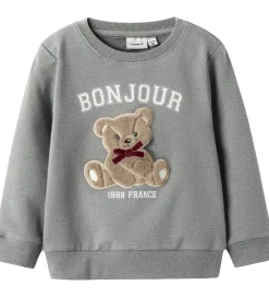 Name It Sweatshirts*Sweatshirt - NmfRear - Grey Melange