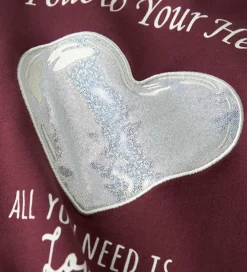 Name It Sweatshirts|Juletøj*Sweatshirt - NmfSakkina - Burgundy