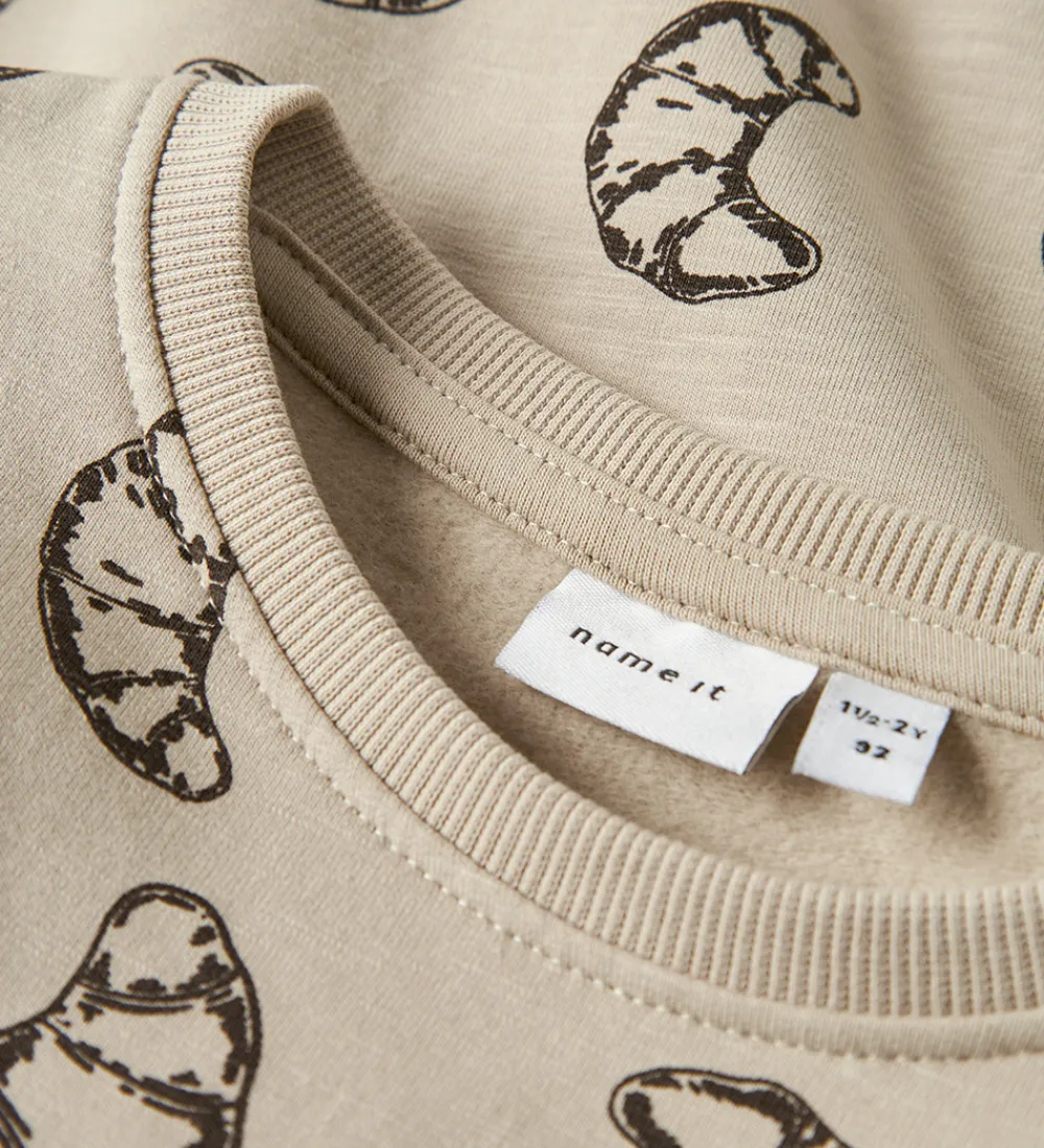Name It Sweatshirts*Sweatshirt - NmmRichie - AOP - Island Fossil