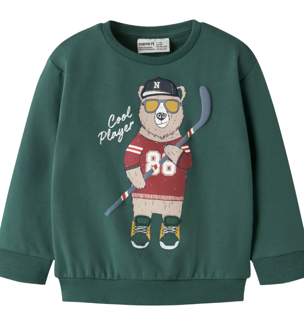 Name It Sweatshirts*Sweatshirt - NmmSaxo - Bistro Green
