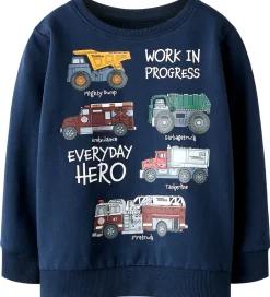 Sweatshirts-Name It Sweatshirt - Tonka - NmmOrson - Navy Blazer