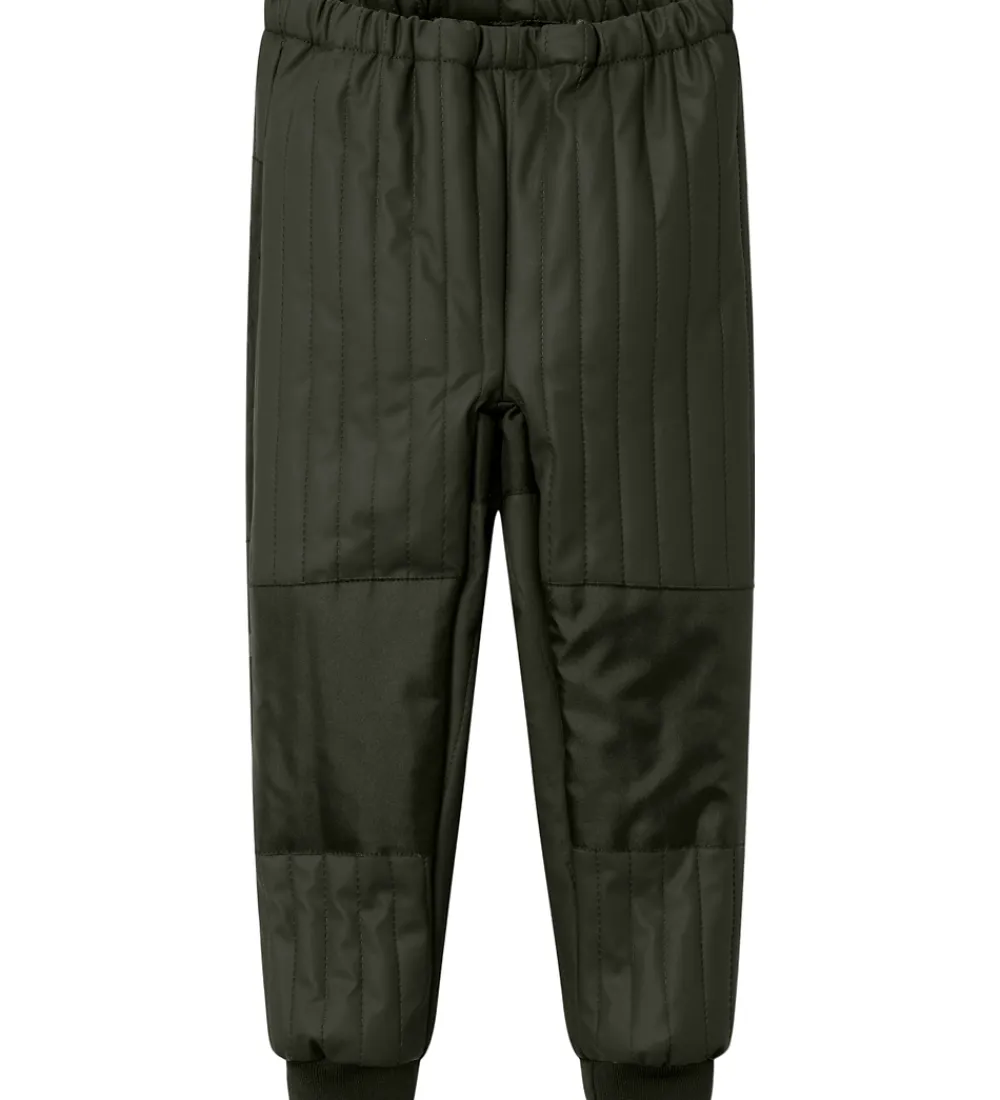 Name It Termotøj*Termotøj m. Fleece - PU - NmmMud - Rosin