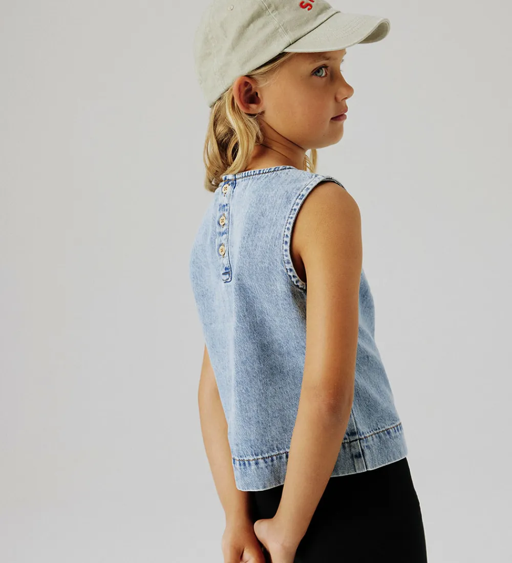Toppe-Name It Top - NkfAmelia - Medium Blue Denim