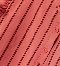 Toppe-Name It Top - NkfHeik - Spiced Coral/Madder Brown