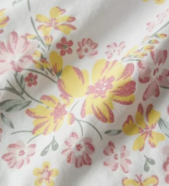 Toppe-Name It Top - NmfVayana - Bright White/Yellow Flower