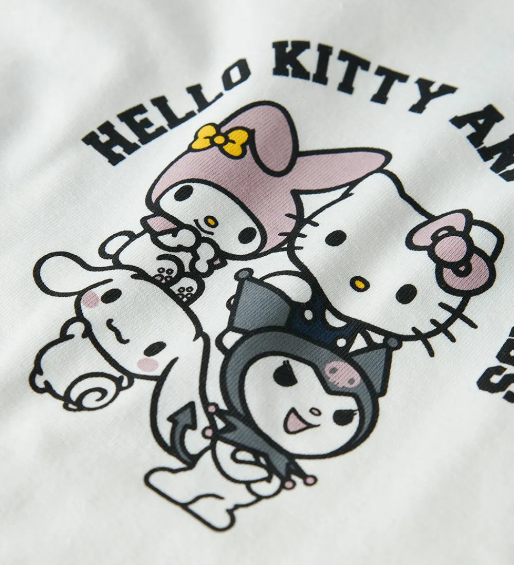 Name It T-Shirts*T-shirt - NkfOda - Hello Kitty - Cloud Dancer