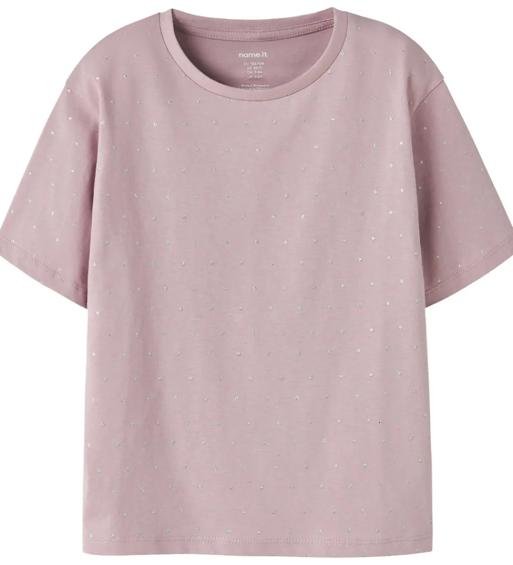 Name It T-Shirts|Juletøj*T-shirt - NkfRuaja - Keepsake Lilac
