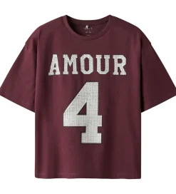 T-Shirts-Name It T-shirt - NkfSangy - Burgundy