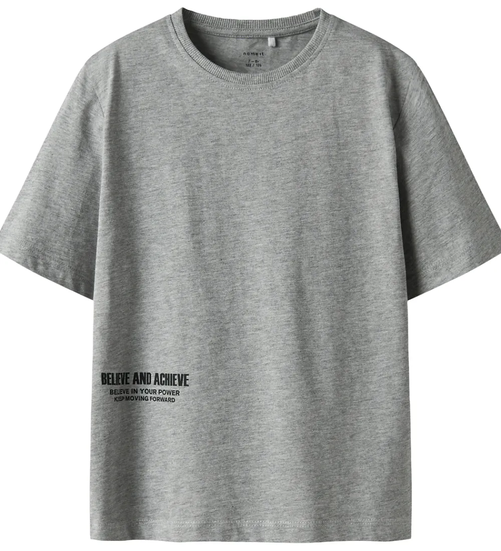 Name It Bluser*T-shirt - NkmSeb - Grey Melange