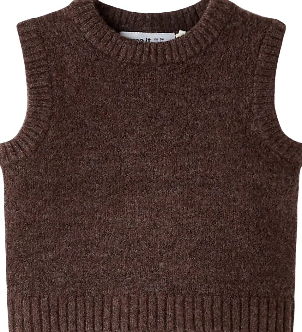 Name It Veste*Vest - NbfReifyly - Strik - Peppercorn